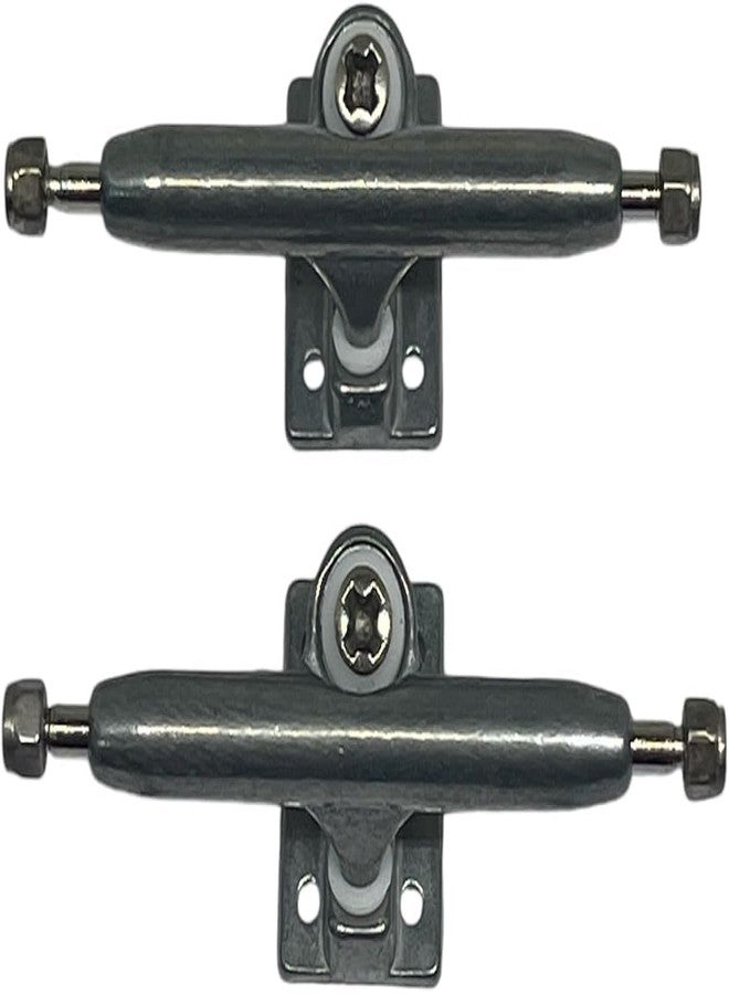 LEEFAI Pro Fingerboard Trucks 29/32/34/36mm G4-Raw Metal Color-Inverted Kingpin with Hardware (26mm) - Image 1